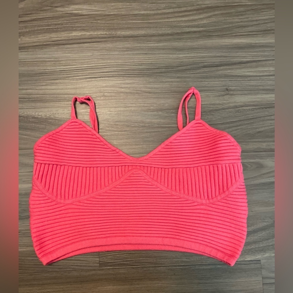 Aerie Women’s  Coral Ribbed Top size L